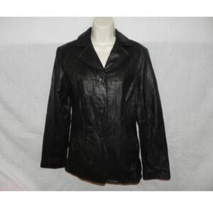 Black Rivet Leather Jacket Womens Small NWT